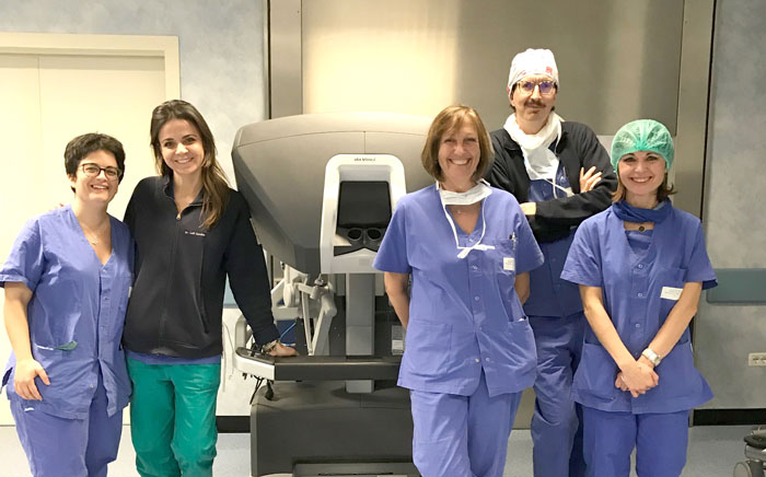 clinica urologica elisabetta costantini equipe robot