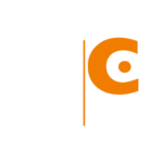 EC-logo bianco e arancio