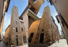 La benedizione dalla Torre Barbarasa contro la peste del 1657